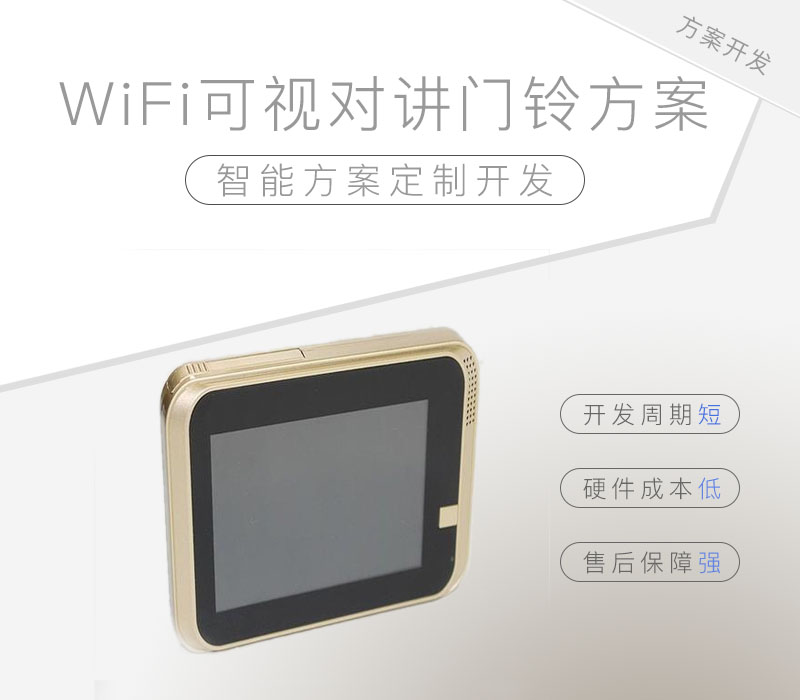 WiFi貓眼可視對(duì)講門鈴解決方案